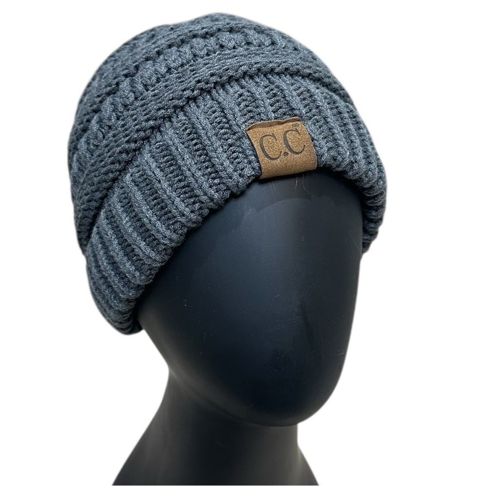 C.C Gray Knit Beanie